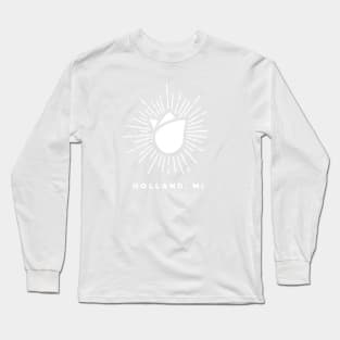 Holland Tulip Time (white) Long Sleeve T-Shirt